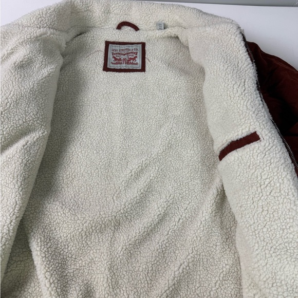 Levi’s Corduroy Faux Sherpa Lined Trucker Jacket NWT - Picture 5 of 10